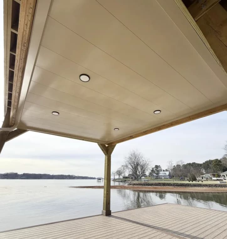 Custom Docks waterfront construction work