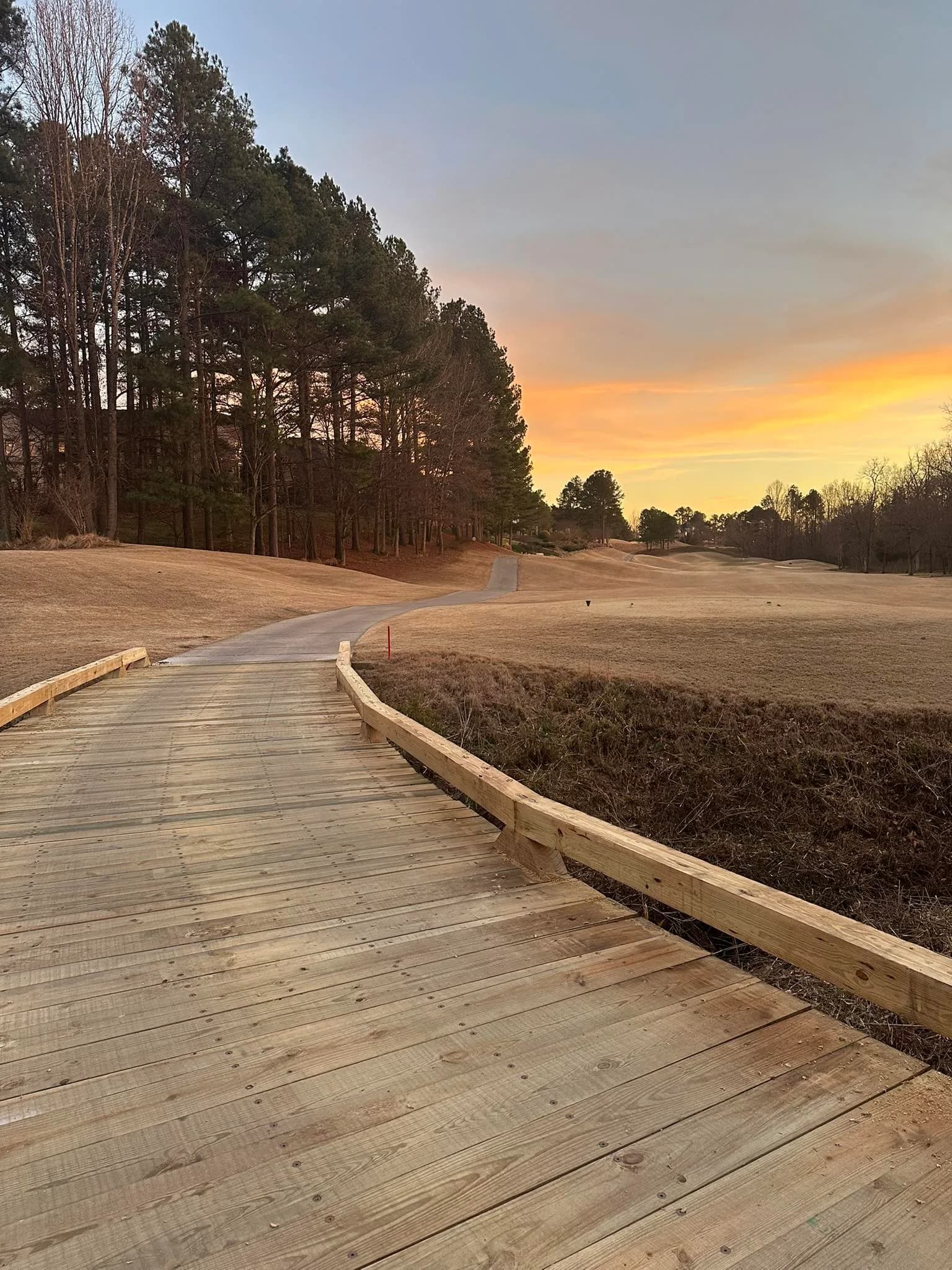 Golf Course Bridges and Boardwalks waterfront construction work