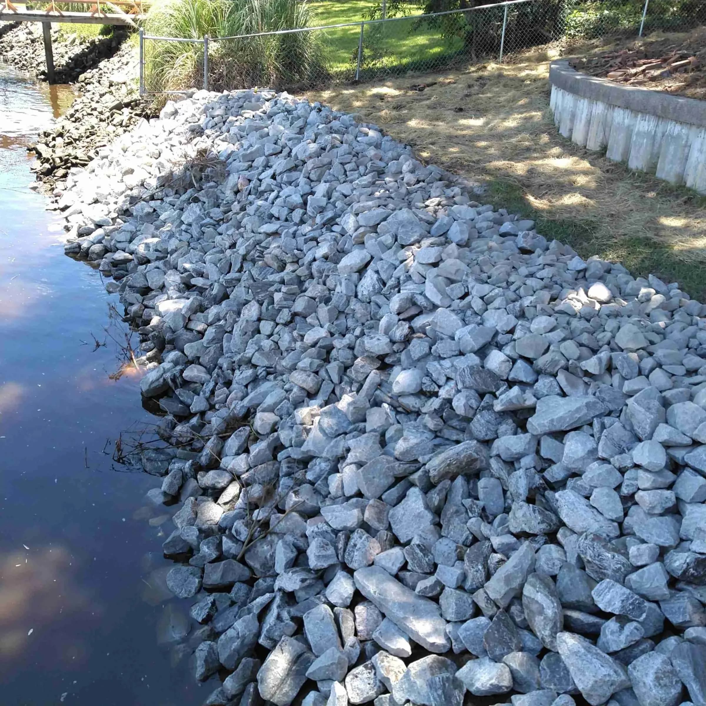 Seawalls waterfront construction work